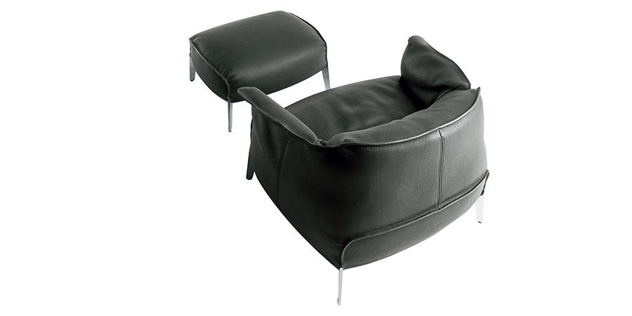 Poltrona Frau - Pouf - Archibald Gran Comfort